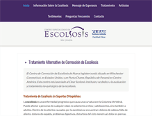 Tablet Screenshot of correcciondelaescoliosis.com
